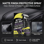 Matte Vinyl Wrap Protection Spray - Matte & Vinyl Wrap Protection Spray,Matte Finish Detailer for Cars, Cleaning and Maintenance, Coating Care