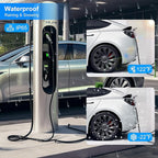 J1772 to Tesla Charger Adapter,for Tesla Model-3/Y/X/S with Safety Certified Charger Connecting Charging Adapter, Max 80A 250V Fast Charging,IP65 Waterproof,Optimal Fit,Easy Setup[Only for Tesla Car]