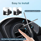 Upgraded Vent Metal Phone Mount for Tacoma 2016 -2023 and 2014-2021 Toyota Tundra, 3rd Gen Toyota Tacoma Cell Phone Cradles with 360° Adjustable Double Socket Metal Arm Fit for All Smartphones