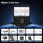 QLED Radio for Chevy Chevrolet Cruze 2009-2015 and 2016 Limited Upgrade,Touch Screen Stereo Replacement,Wireless carplay Android auto,4G LTE Network,Free Camera