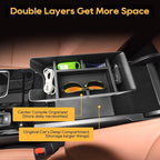 LFOTPP Center Console Organizer Tray for 2025-2026 Toyota Camry (XSE/XLE/SE/LE), ABS Armrest Storage Box Insert, Non-Slip Waterproof Car Accessories