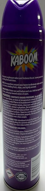 Wizard kaboom | Odor Neutralizer & Air Freshener with freshplex "odor eliminating" technology - 10 Oz. Spring linen (Pack of 4) (Packaging May Vary)
