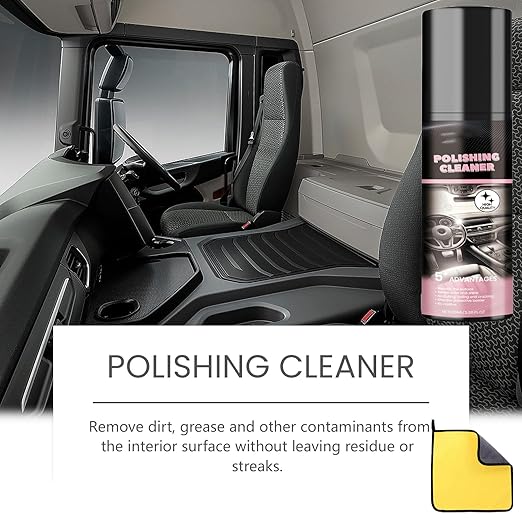 XIRUJNFD Car Interior Protectant Spray, Car Interior Cleaner, 100ml Interior Detailer Spray, Polishing Cleaner, All Purpose Vehicle Interior Polish (3)