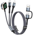 Travel Essentials for Apple Watch Charger,Multi Charging Cable for iPhone 17,iWatch Charger USB C Cord,Car Cruise RV Camping Essentials 2026 for iWatch Ultra/11&iPhone 16/15, Xbox One Cables