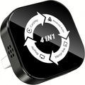 4-in-1 Wireless CarPlay Screen Mirroring Adapter for Apple CarPlay/Android Auto, 2026 Upgraded AirPlay MirrorLink Adapter, CarPlay Dongle Convert Wired to Wireless, Type C Extension, Plug & Play