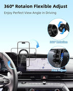 PZK Car Phone Mount for Hyundai Elantra 2021-2025 2026 SE/SEL/Sport/Limited/N Line Accessories 8-Inch/10.25-Inch Screen Car Phone Holder Compatible with Magsafe 360° Rotation Phone Cradles