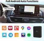 ATOTO AD3AA-BK Wireless Android Auto Adapter, Convert Wired to Wireless for Factory Wired Android Auto or Aftermarket Head Unit, Compatible with Toyota/Nissan/Honda/Ford/Audi/Benz, Online Update