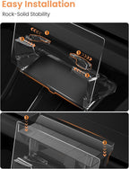 Tesla Model Y Accessories Under Screen Storage Box Compatible with Tesla Model Y Juniper 2025–2026 & Tesla Model 3 Accessories 2024–2026 Concealed Center Console Organizer Tray