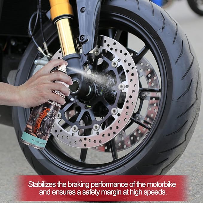 Brake Cleaner, Non-chlorinated Brake Cleaner Spray Can, Oil-Dust-Rust Remover for Disc, Caliper, Spring, Clutch, Rotor, Pad, 14.82 oz 2Can