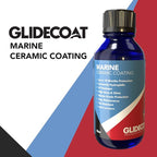 Glidecoat Marine Ceramic Coating - 50ml - UV Protection, Enhanced Gloss, Super Hydrophobic Surface Repels Dirt, Salt, Water and more - DIY Friendly Ceramic Coating for Boats - Boat Wax Alternative