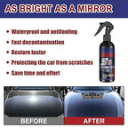 Spray Coating Agent, Ceramic Coating for Cars, High Protection 3 in 1 Spray, 3 in 1 High Protection Quick Car Coating Spray, Fast-Fine Coating Spray,Waterless Car Wash, Pack of 2