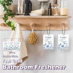 Nana Grandma Gifts Car Air Freshener Accessories 3pcs,My Favorite People Call Me Gifts for Grandma Christmas,Rustic Blue Flower Hanging Scent Fragrance Card for Women Closet Home Decor