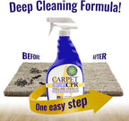 Carpet CPR Spot & Stain Remover Spray – Heavy Duty Carpet Cleaner for Pet Messes, Coffee & Tough Stains (32 Fl Oz (Pack of 2))