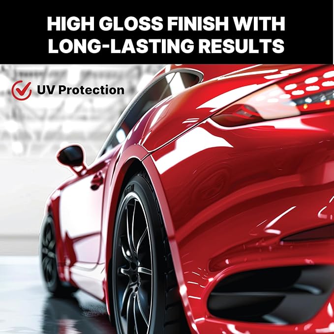 FinishX Automotive Refinishing Ultimate Clear Coat (FC1000-1 Gallon) 4:1 Kit with Medium Activator/Hardener (FH1020-1 quart)- FH1020 FH1020