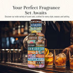 P&J Trading Fragrance Oils for Diffusers for Home Gentlemen's Set Fragrance Scents for Candle Making - Soap Making Supplies - Car Diffuser Scents - Essential Home Gift Set - Cedar, Sandalwood & More