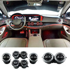8pcs W222 Accessories LED Air Vent Ambient Lights 7 Colors Kit Replacement for Benz S Class W222 S400 S450 S500 S550 S560 S580 S600 S63 S65 NOT for Coupe 2 Doors (7 Colors [2014-2017])