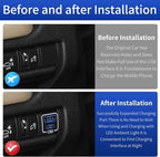 USB Fast Charger for 2024 2025 2026 Toyota Land Cruiser 250 First Edition 1958 Prado Mobile Phone Charging Port Interior Upgrade Modification Automobile Chargers 2026 Toyota Land Cruiser Accessories