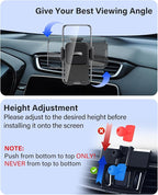 SKYLOTEC Car Phone Holder for Toyota Tacoma 2016 2017 2018 2019-2022 2023 Accessories Automobile Cradles Phone Mount, Cell Phone Base Not Block Air Vent
