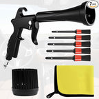HANDY Tornado Car Cleaning Gun with Rubber Guard and Brass Adjustable Air Flow Nozzle Air Gun for Compressor Pneumatic Tool for Dust Cleaning Car Detailing