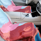 Hahafelt 2 Pack Car Seat Towel Covers with Storage Bag, 63 x 32 Inch Universal Non Slip Waterproof Sweat Protector for Car Truck, Gym Swimming Running, Machine Washable (Grand Canyon)
