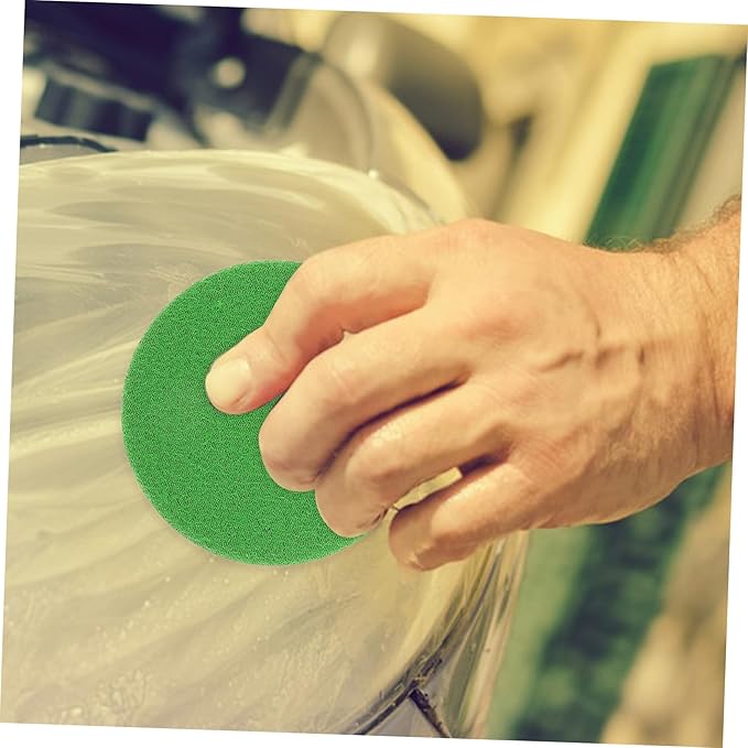 GLEAVI 5pcs Automotive Glass Scratch Repair Polishing Pads Kit Mesh Windshield Scratch Remover Discs for Efficient Car Glass Restoration and Repair