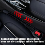Car Seat Gap Filler Organizer 2 PCS Black Universal Seat Gap Plug Blocker Anti-Drop Console Catcher Phone Keys Storage for Car Truck SUV Auto Accessories Style1