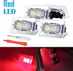 Prutomr Upgrade Replacement LED bulb Kit for Tesla Model 3 X S Y Interior Ambient Accessories Fit Footwell Trunk Frunk Door Puddle Glovebox Lights Brighten Up Easy DIY Install (Red)