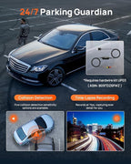 70mai 4K Dash Cam Front and Rear, Built in Wi-Fi 6 & GPS Car Camera, Super Night Vision, ADAS, 3'' IPS Screen, 24H Parking Mode, Time-Lapse, Loop Recording, with 128GB Card (A800SE)