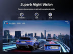 Pelsee S12 Pro Mirror Dash Cam with STARVIS 2 Sensor, Rear View Mirror Camera 5.8GHz WiFi, 4K Front and 1080P Rear Backup Camera for Car, ADAS &BSD, Voice Control, Color Night Vision, 64G Meomory Card