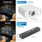 CHINLY Starlight Headliner Kit - Star Lights for Car Ceiling, 500pcs Fiber Optic Lights (0.03in+0.04in+0.06in) 13.1ft