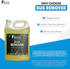 Image Wash Products Bug Remover Biodegradable Bug Cleaner for Cars Trucks, RVs & Semi-Trucks Safe for Polished Aluminum & Chrome, Eco-Friendly, Ready-to-Use Formula – Best Car Wash Bug Remover.
