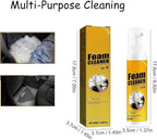 100ml Polishing Cleaner Car Interior, Car Steering Wheel Foam Cleaner, All Purpose Waterless Interior Polish Detailer and Cleaner (100ml 2)