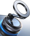 Coolpow【Newest Vacuum Magnetic Phone Holder for Car Phone Holder Mount【Movable Vacuum Suction】 Magsafe Car Mount Cell Phone Holders for Your Car Accessories for Women Men for iPhone 17 16 15 14 Kits