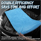 1000GSM Ultra-Thick Microfiber Car Drying Towel - Oversized 60x90cm, Soft & Absorbent Cleaning Cloth for Car & Motorcycle Detailing(60x90cm)
