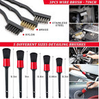 40Pcs Car Wash Cleaning Kit with Foam Gun Sprayer Detailing Brushes Wash Mop Windshield Cleaning Tool Tire Brush Towels Complete Interior Exterior Detailing Set for Car