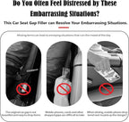 Car Seat Gap Filler 2 Pack, Universal Organizer for Car SUV Truck to Fill The Space Between Seat and Console, Car Seat Blocker and Catcher Prevent Things from Dropping, Easy to Install (Grey)