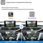 Wireless CarPlay Android Auto Mirroring Upgrade Retrofit Kit, USB Stick Playback, Compatible with Audi A6 A7 C7 2012-2015 with MMI 3G+ Version