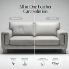 ForceField 2-in-1 Leather Cleaner & Conditioner (22oz) - Restores Natural Oils, Removes Stains and Hides Scuffs - Safe for Finished Leather