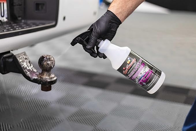 CarCandy Eliminator - Iron and Decon Remover; pH-neutral formula; Safe on All Exterior Surfaces and Wheel Types - 1 Gallon