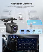 4Core 4G+64G Android Car Radio for Honda Odyssey 2005-2010, Rimoody Car Stereo Carplay Android auto 10.1 Inch Touch Screen GPS WiFi EQ Mirror Link Bluetooth FM Backup Camera