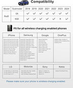 Car Wireless Phone Charger for Audi Q5 2018-2024/SQ5 2018-2022 2024 Center Console,Charging Pad Mat for Audi Q5 SQ5 2018 2019 2020 2022 2023 2024 Accessories Interior (Not fit SQ5 2023)