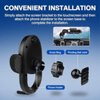 Autorder Phone Holder for Toyota Tundra 2022-2025 2026/Sequoia 2023-2025 2026 Accessories Center Console Dashboard Organizer with Gopro Mount and Card Slot 360° Rotation Phone Mount Stand