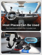 LISEN for Magsafe Car Mount, Magnetic Phone Holders for Your Car, Vacuum Phone Mount for Car Accessories for Women Men Jeep BMW, SuctionPro Gifts Kits, for iPhone 17 Pro Max 16 15 14 13 12