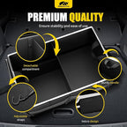 MIKKUPPA Car Trunk Organizer - 65L Collapsible Trunk Organizer with Lid, Sturdy Car Storage for SUV Auto Truck Van with Adjustable Straps and Non Slip Bottom