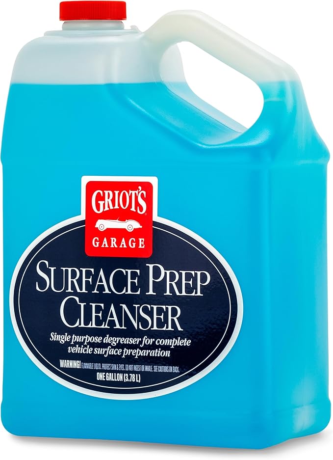 Griot's Garage Surface Prep Cleanser for Car Detailing and Cleaning – Dirt, Grime, Wax and Grease Remover – Use Before Applying Protective Surface Coatings, 10999, One Gallon