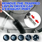 Holikme 32 Feet Dryer Vent Cleaner Kit, Upgrade Flexible Lint Brush with Drill Attachment, Extends Up to 32 Feet for Easy Cleaning,Use with or Without a Power Drill