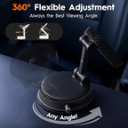 Magnetic Car Phone Holder for MagSafe, 15W Wireless Charging, 360° Adjustable Dashboard Mount, Compatible with iPhone 12-17 & Android (Black)
