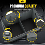 MIKKUPPA Car Trunk Organizer - 70L Collapsible Trunk Organizer for Groceries, Car Storage Organizers for SUV Auto Truck Van with Non Slip Bottom (Gray)