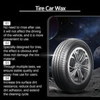 Enhanced Long-Lasting Black Tire Shine Wax & Conditioner – with Applicator, Resists Water & Sun Fading, for Cars, Trucks, Motorcycles 3.53 oz