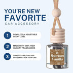 CE Craft Car Air Fresheners - Hanging Car Air Freshener Diffuser - Reusable Bottle with Long Lasting Car Oil Scent - 2 pack, Pistachio + Brazilian Jasmine